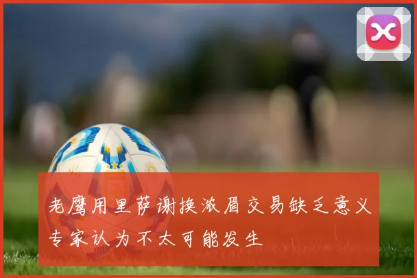老鹰用里萨谢换浓眉交易缺乏意义专家认为不太可能发生